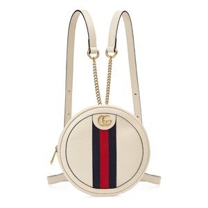 GUCCI Ophidia round backpack and handbag